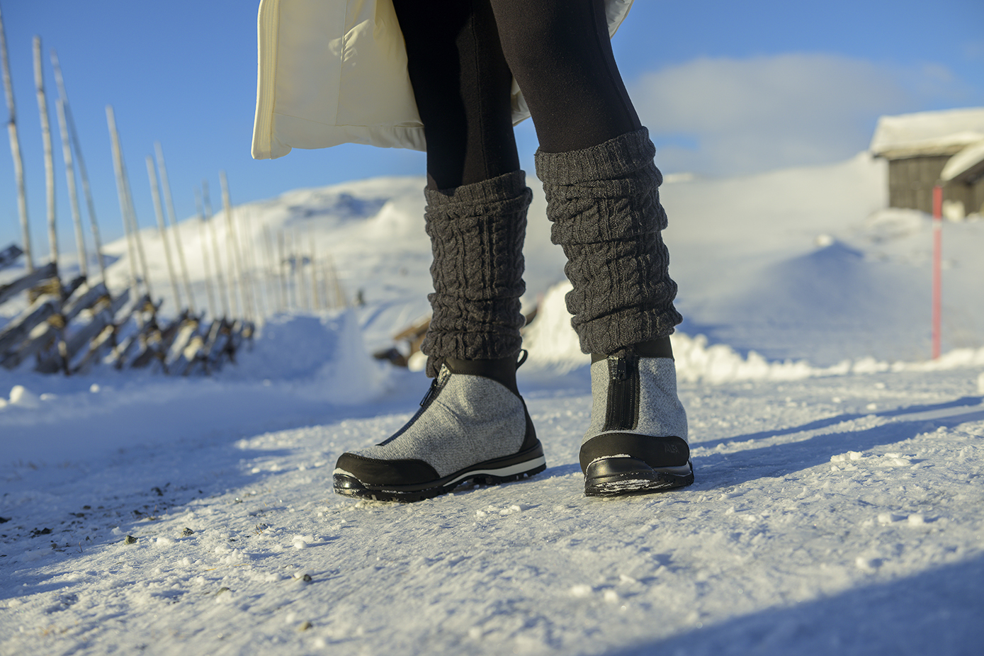 Alfa s new winter shoes in 100 Norwegian wool Gudbrandsdalens